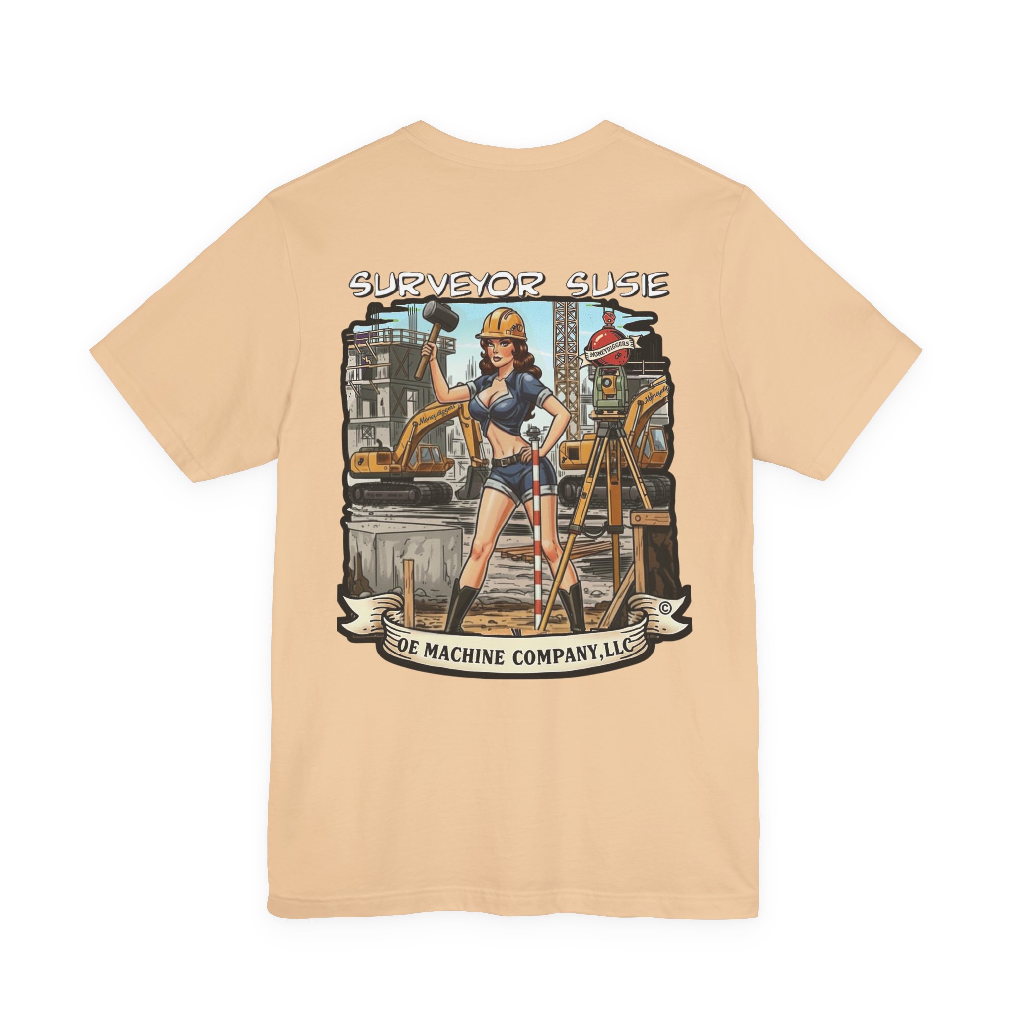 Surveyor Susie, OE Machine Co. Short Sleeve Tee - Image 28