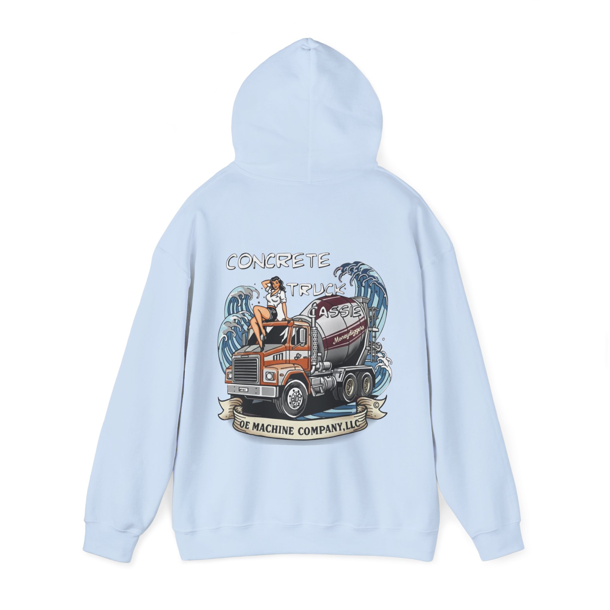 Concrete Truck Cassie, OE Machine Co. Hoodie - Image 23