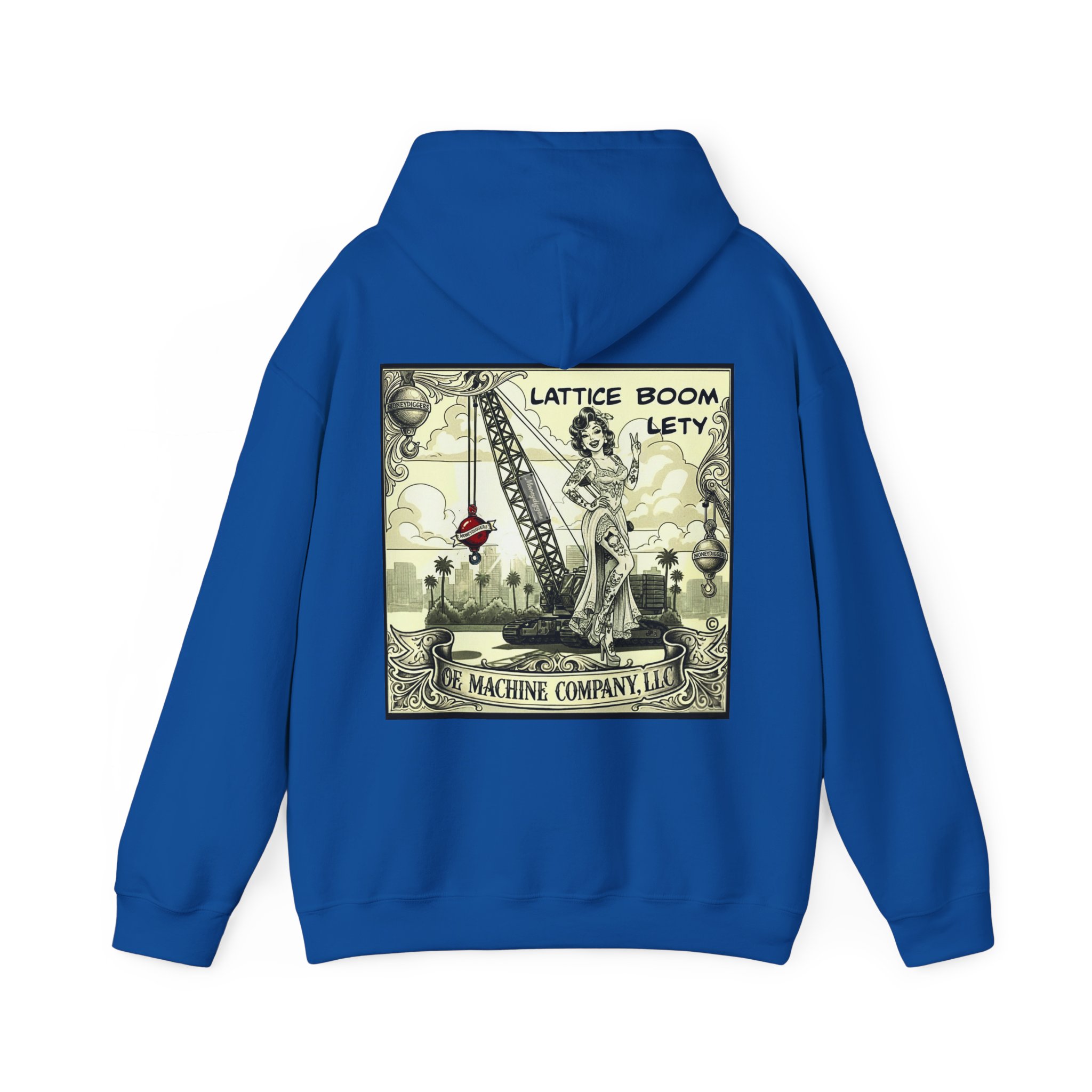 Lattice Boom Lety, OE Machine Co. Hoodie - Image 46