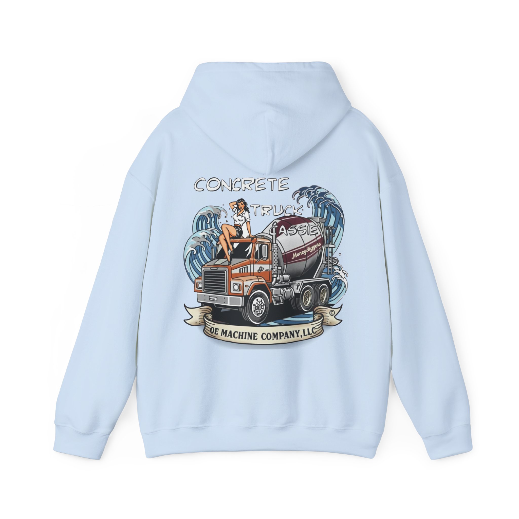 Concrete Truck Cassie, OE Machine Co. Hoodie - Image 22