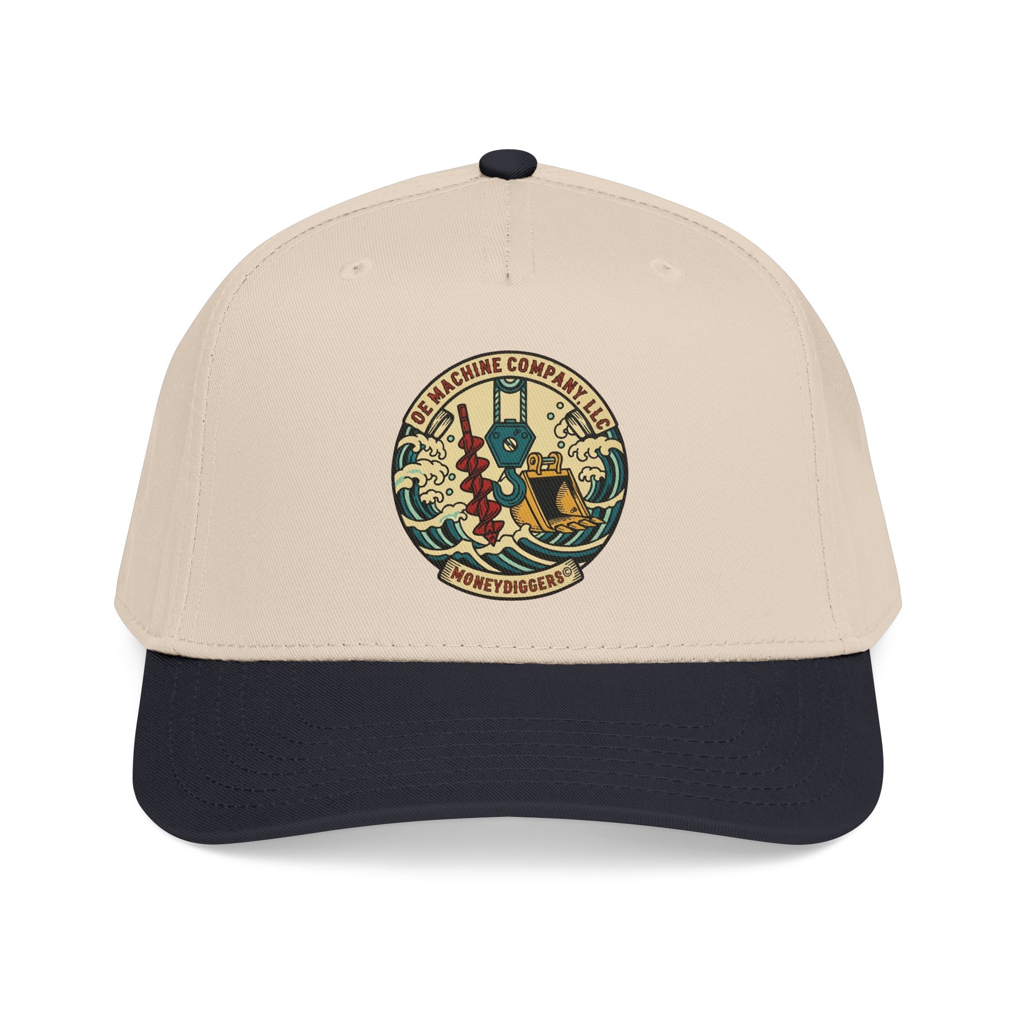 Moneydigger Badge, OE Machine Co. Brimmed Cap - Image 2