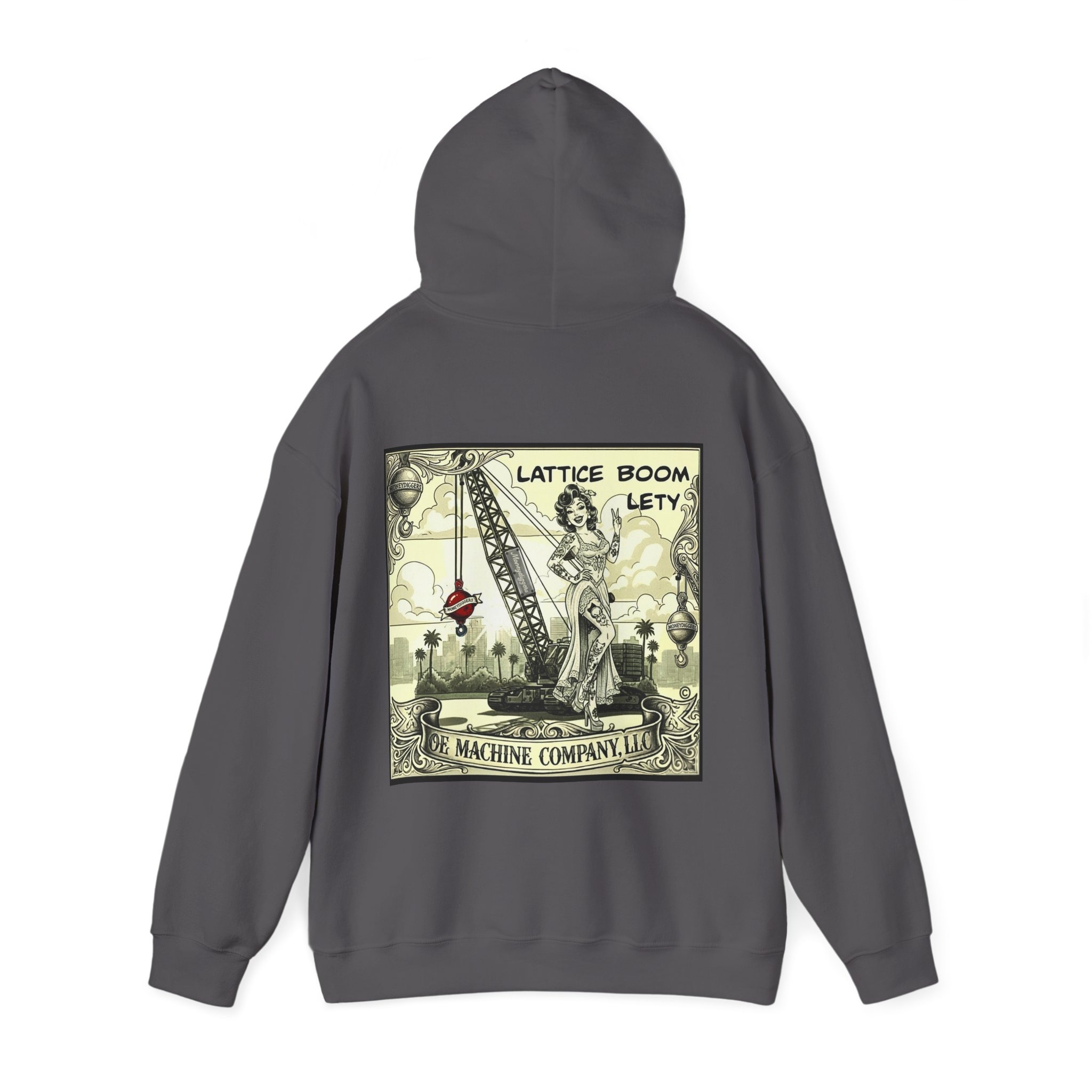 Lattice Boom Lety, OE Machine Co. Hoodie - Image 19