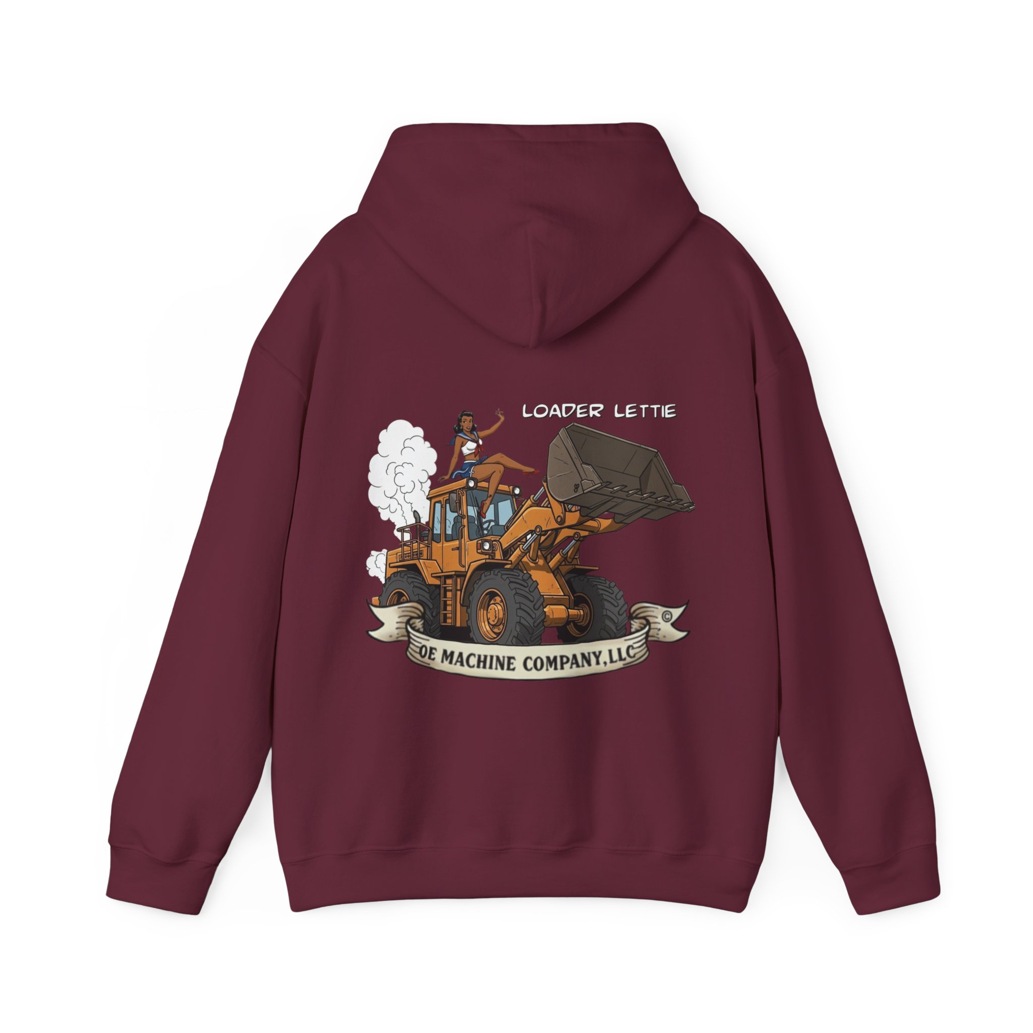 Loader Lettie, OE Machine Co. Hoodie - Image 14