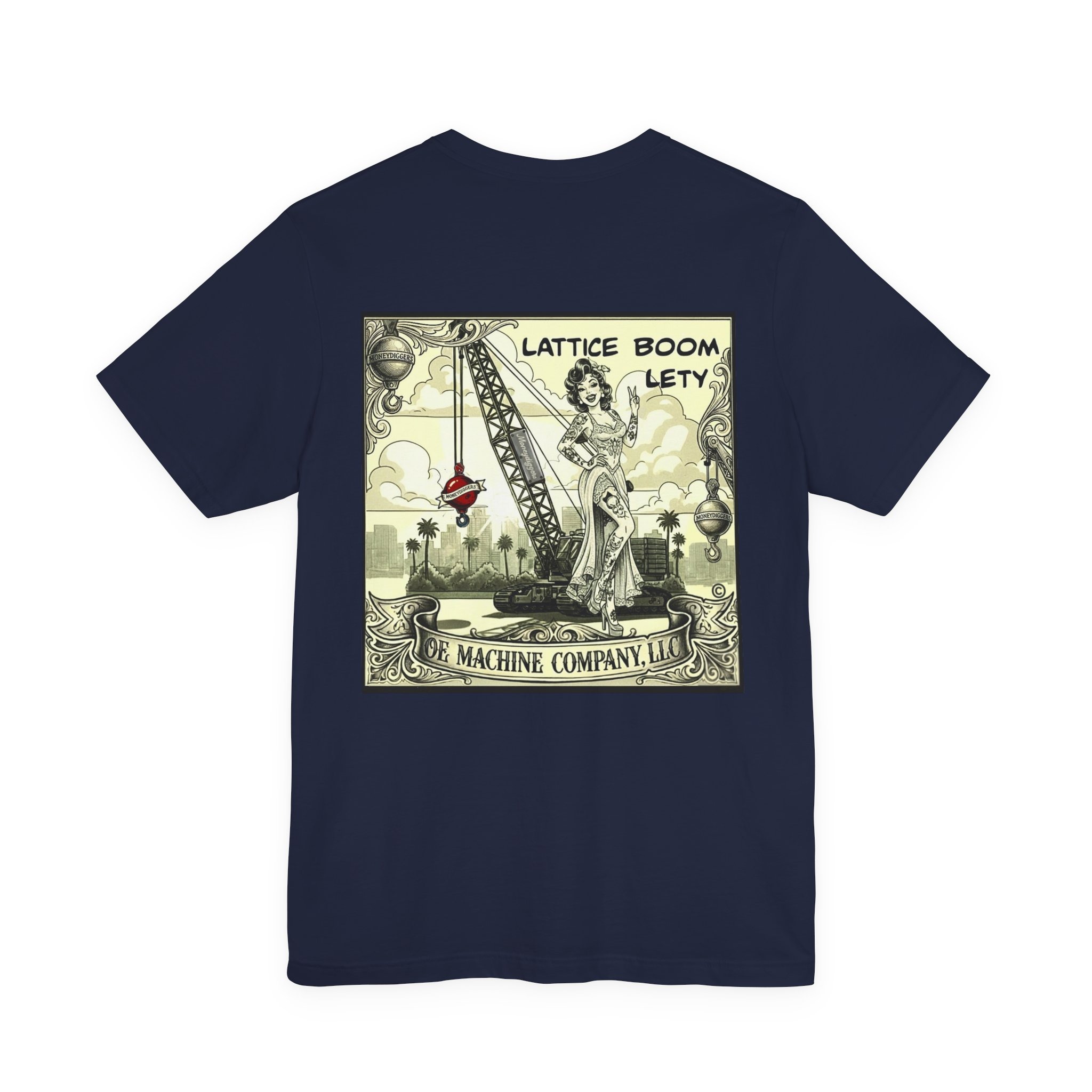 Lattice Boom Lety, OE Machine Co. Short Sleeve Tee - Image 34