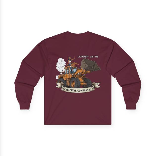 Loader Lettie, OE Machine Co. Long Sleeve Tee