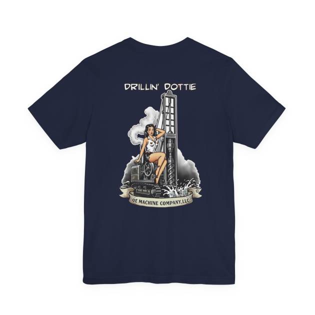 Drillin' Dottie, OE Machine Co. Short Sleeve Tee