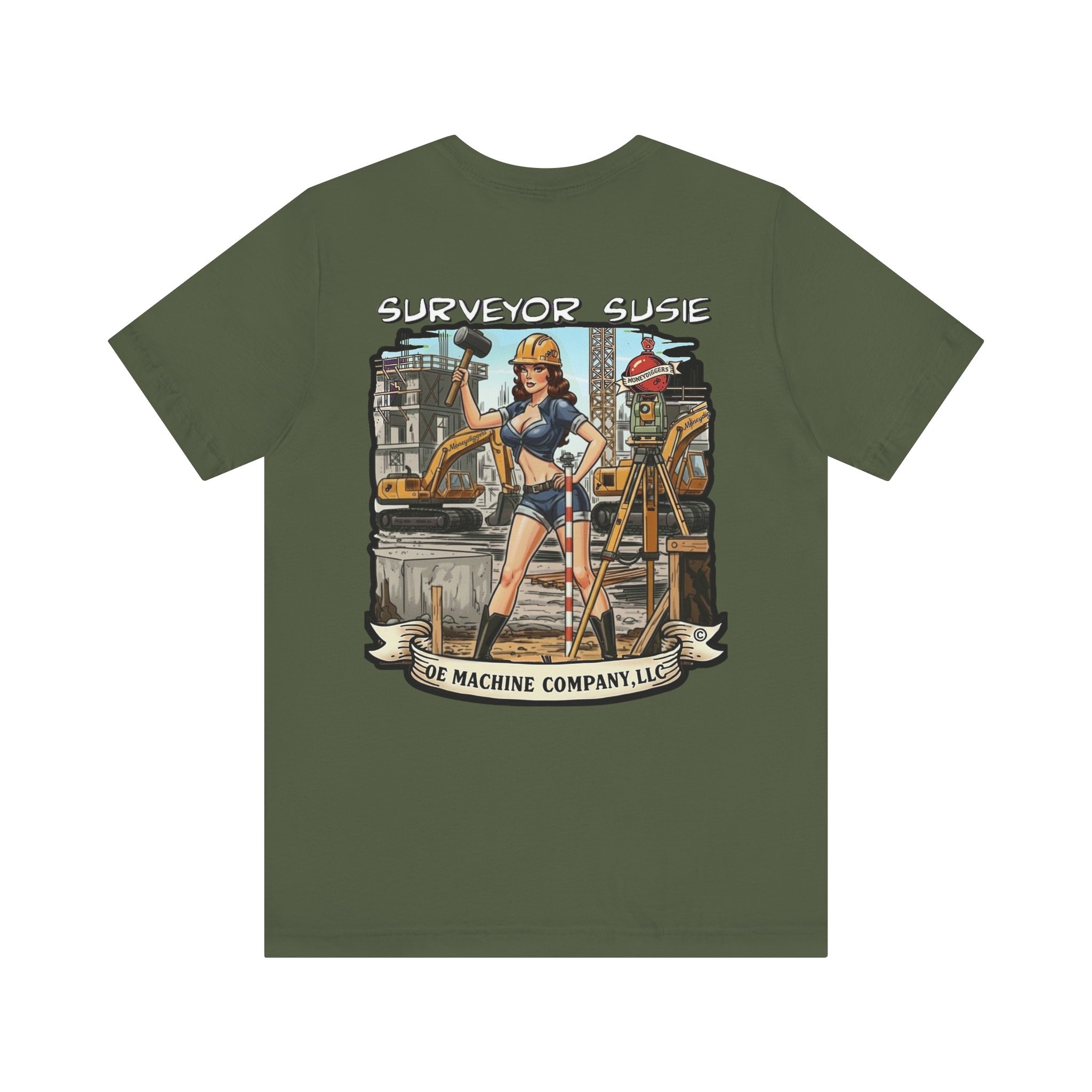 Surveyor Susie, OE Machine Co. Short Sleeve Tee - Image 15