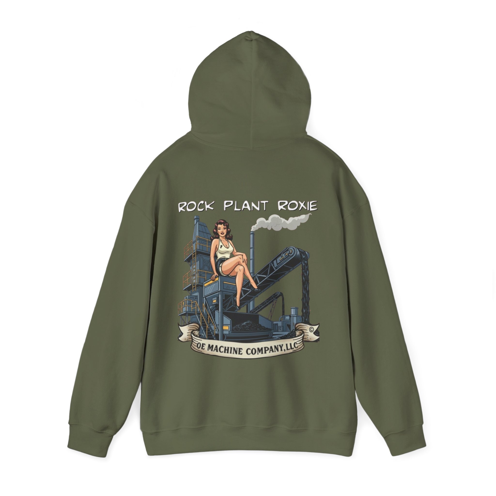 Rock Plant Roxie, OE Machine Co. Hoodie - Image 19