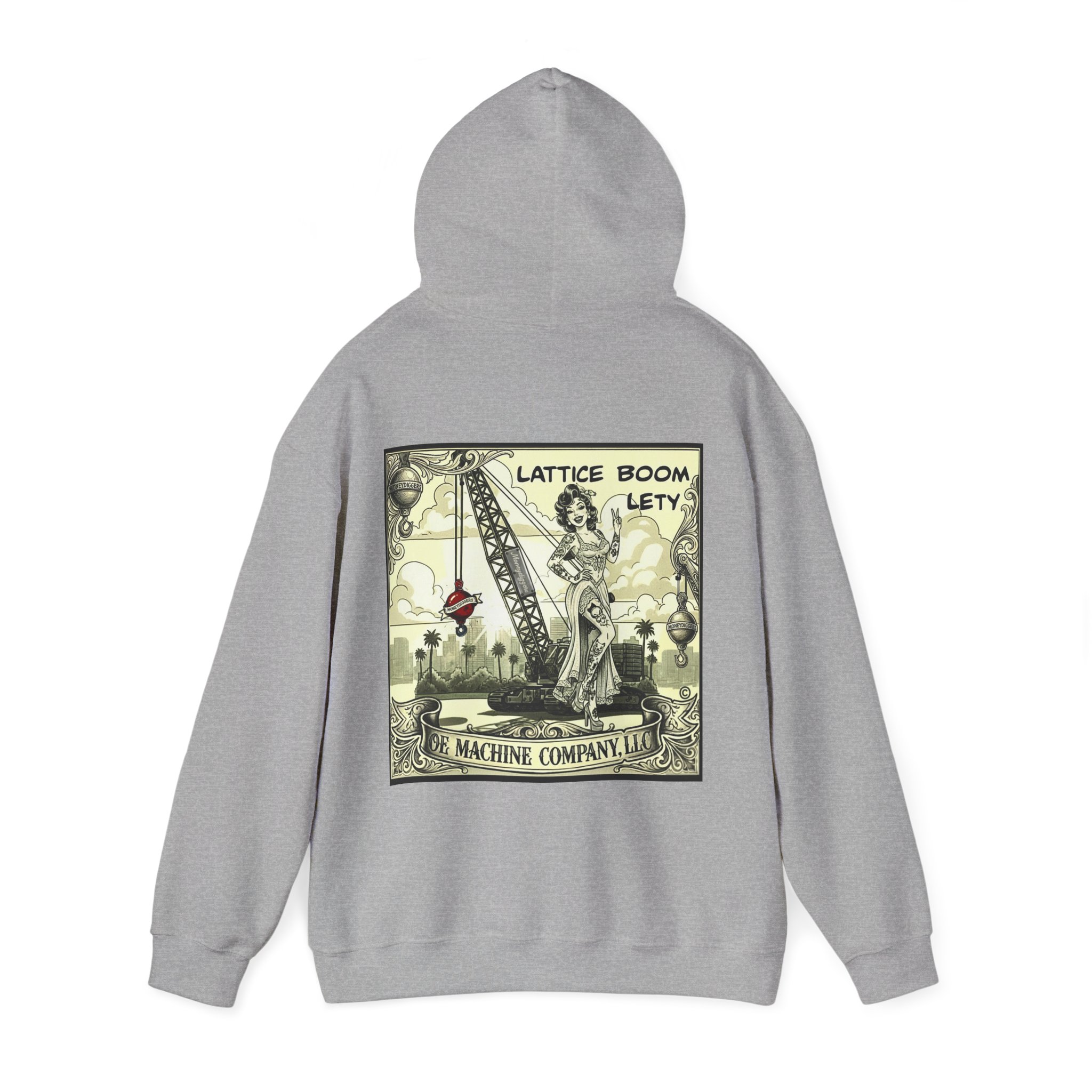 Lattice Boom Lety, OE Machine Co. Hoodie - Image 23