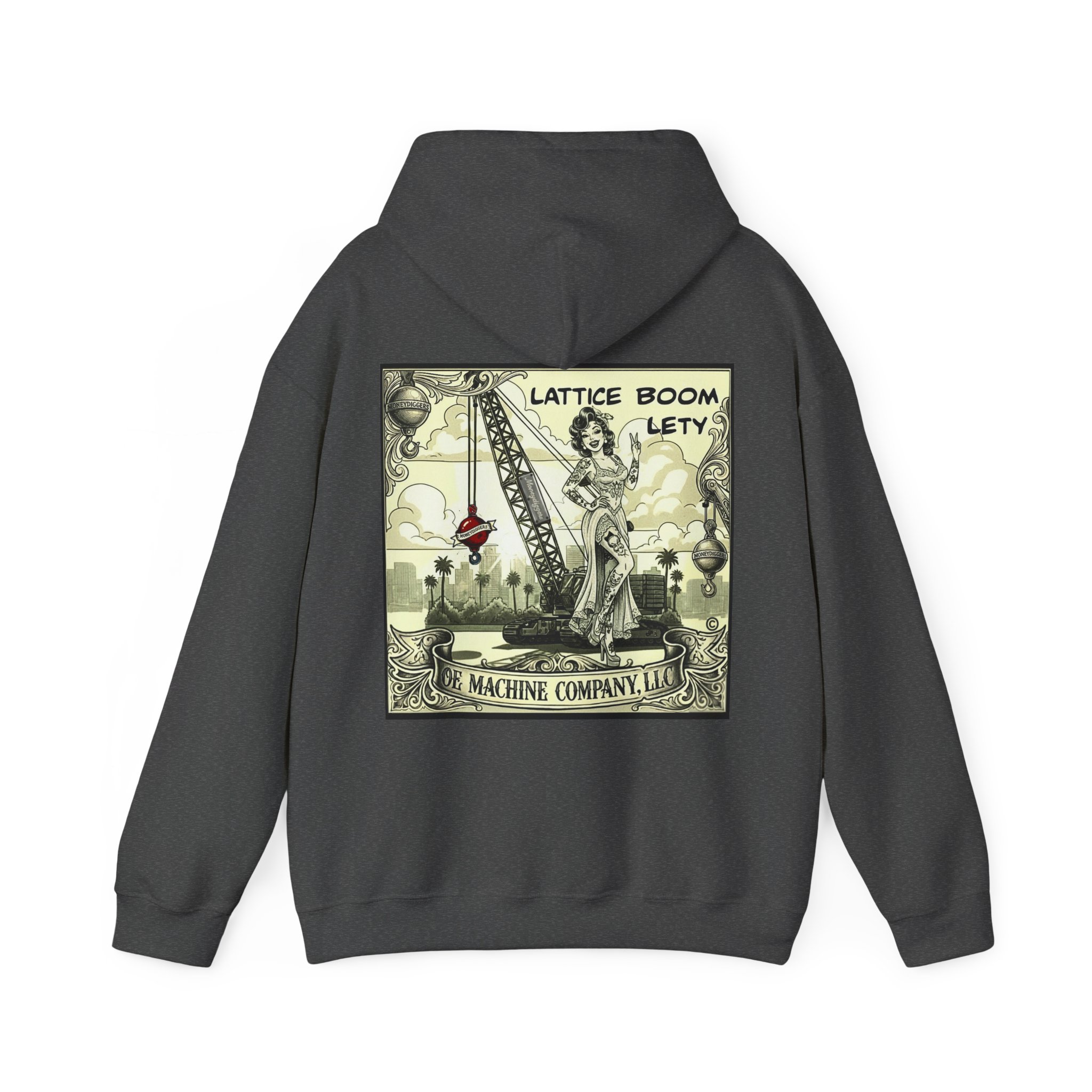 Lattice Boom Lety, OE Machine Co. Hoodie - Image 38