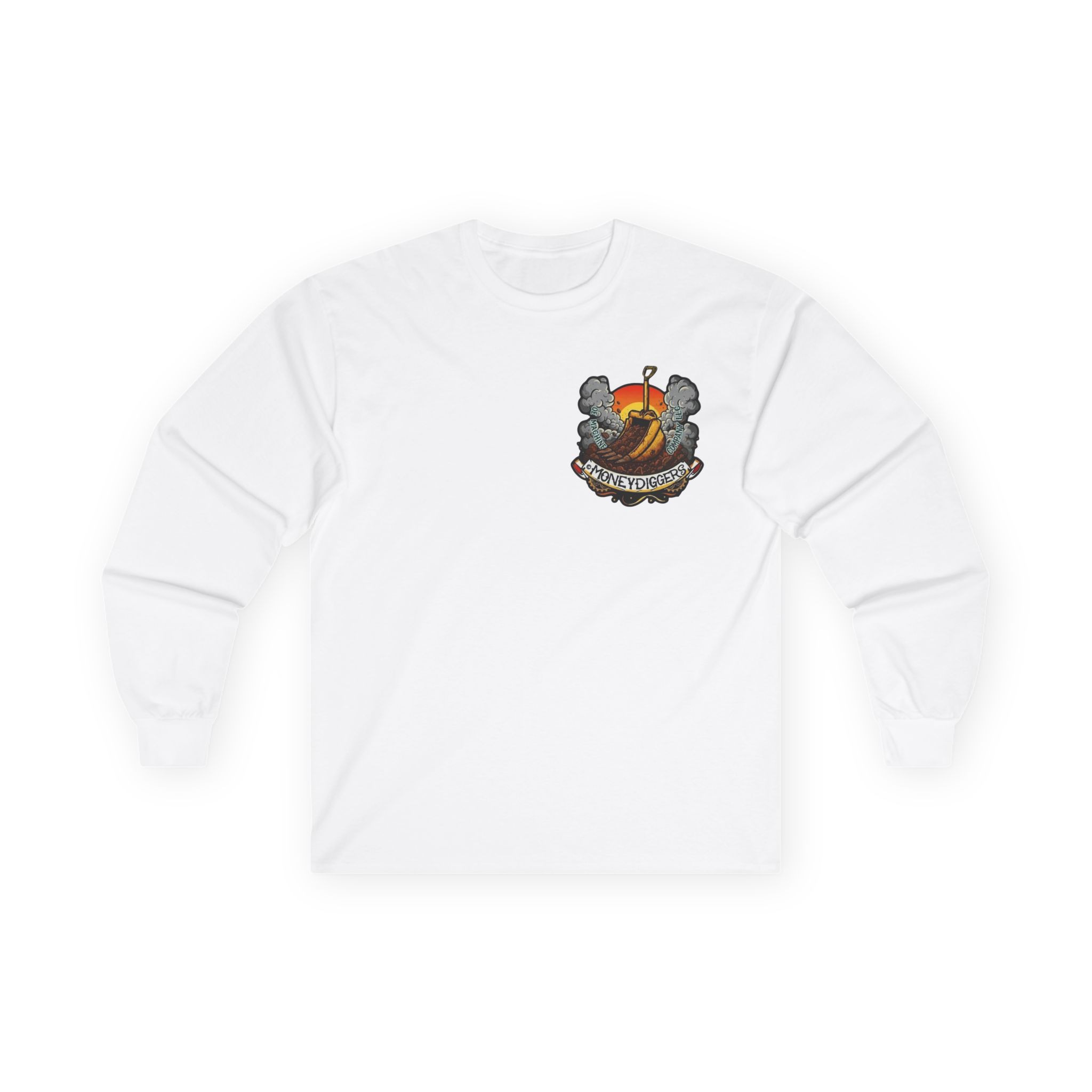 Keepin' Shit Level, OE Machine Co. Long Sleeve Tee - Image 4