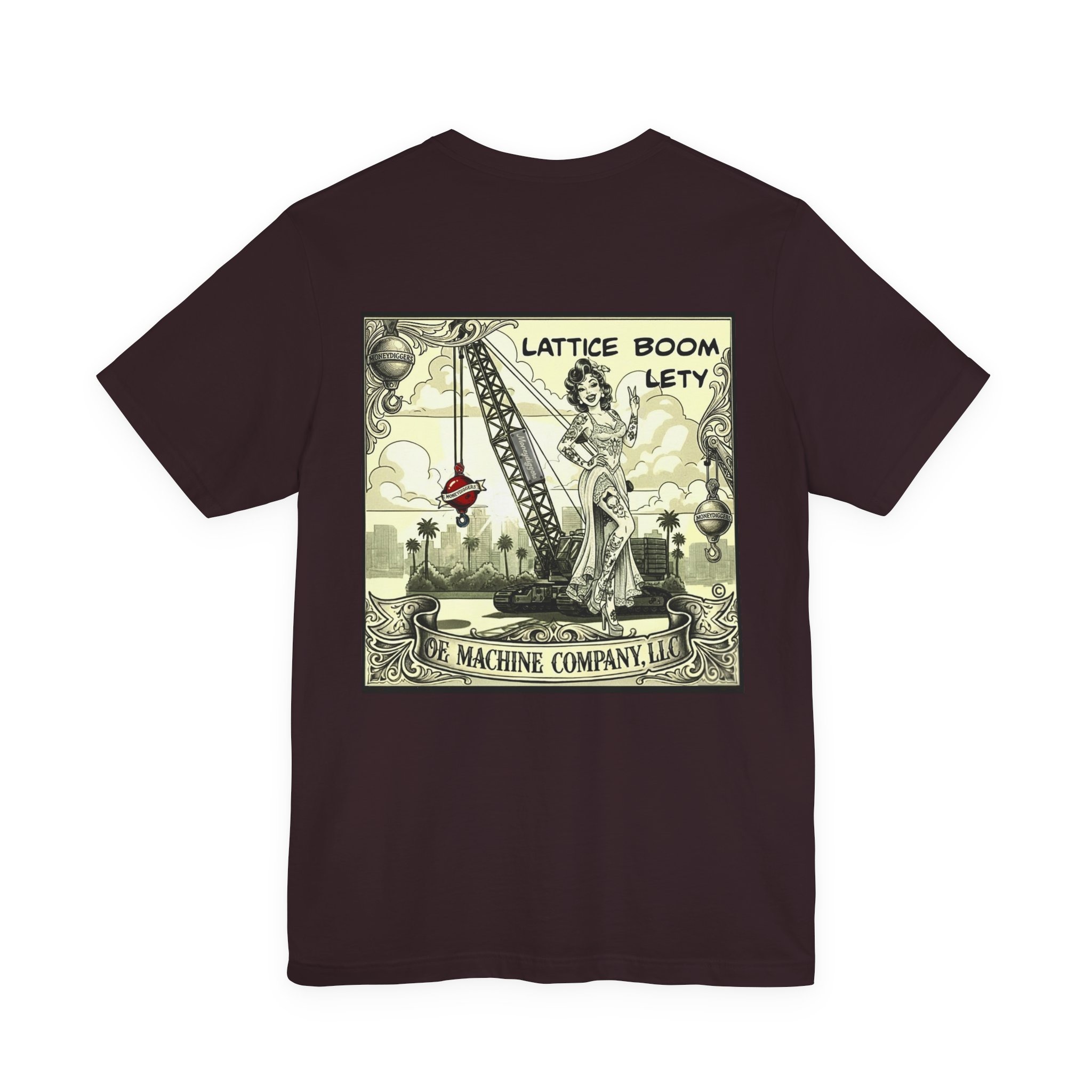 Lattice Boom Lety, OE Machine Co. Short Sleeve Tee - Image 18