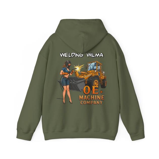 Welding Wilma, OE Machine Co. Hoodie