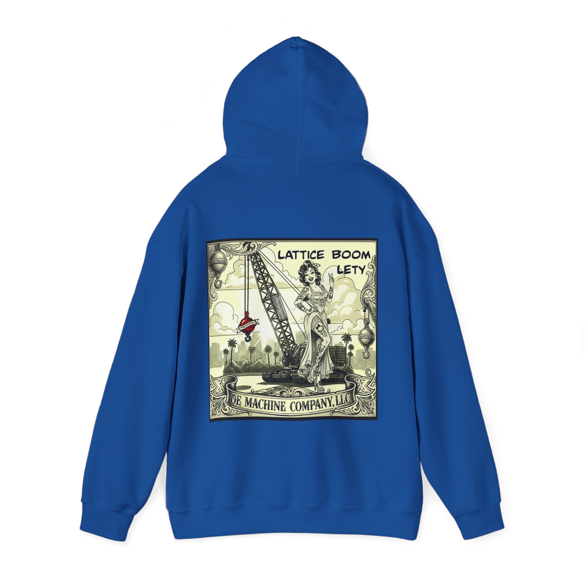 Lattice Boom Lety, OE Machine Co. Hoodie - Image 47