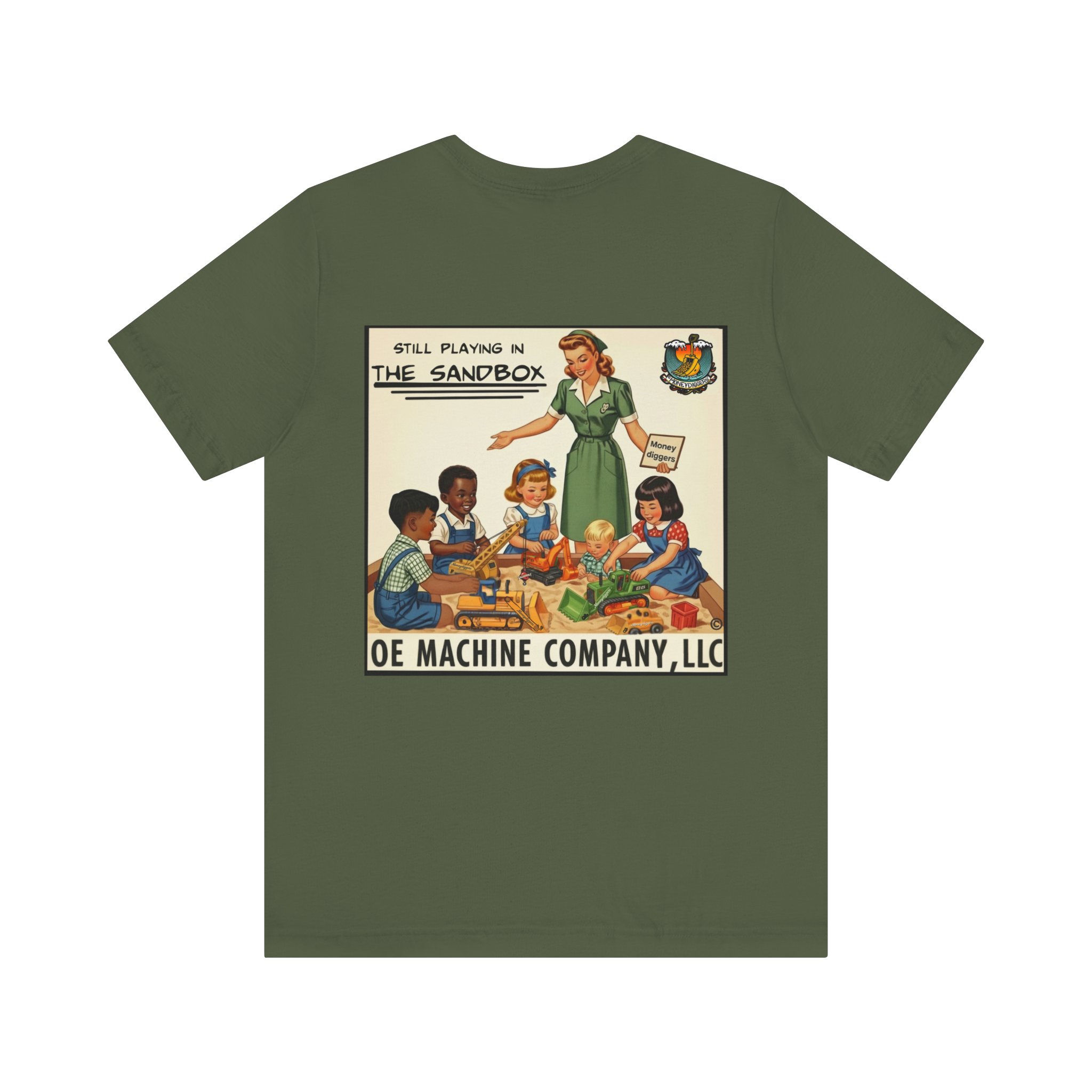 Still Playin' in the Sandbox, OE Machine Co. Short Sleeve Tee - Image 10
