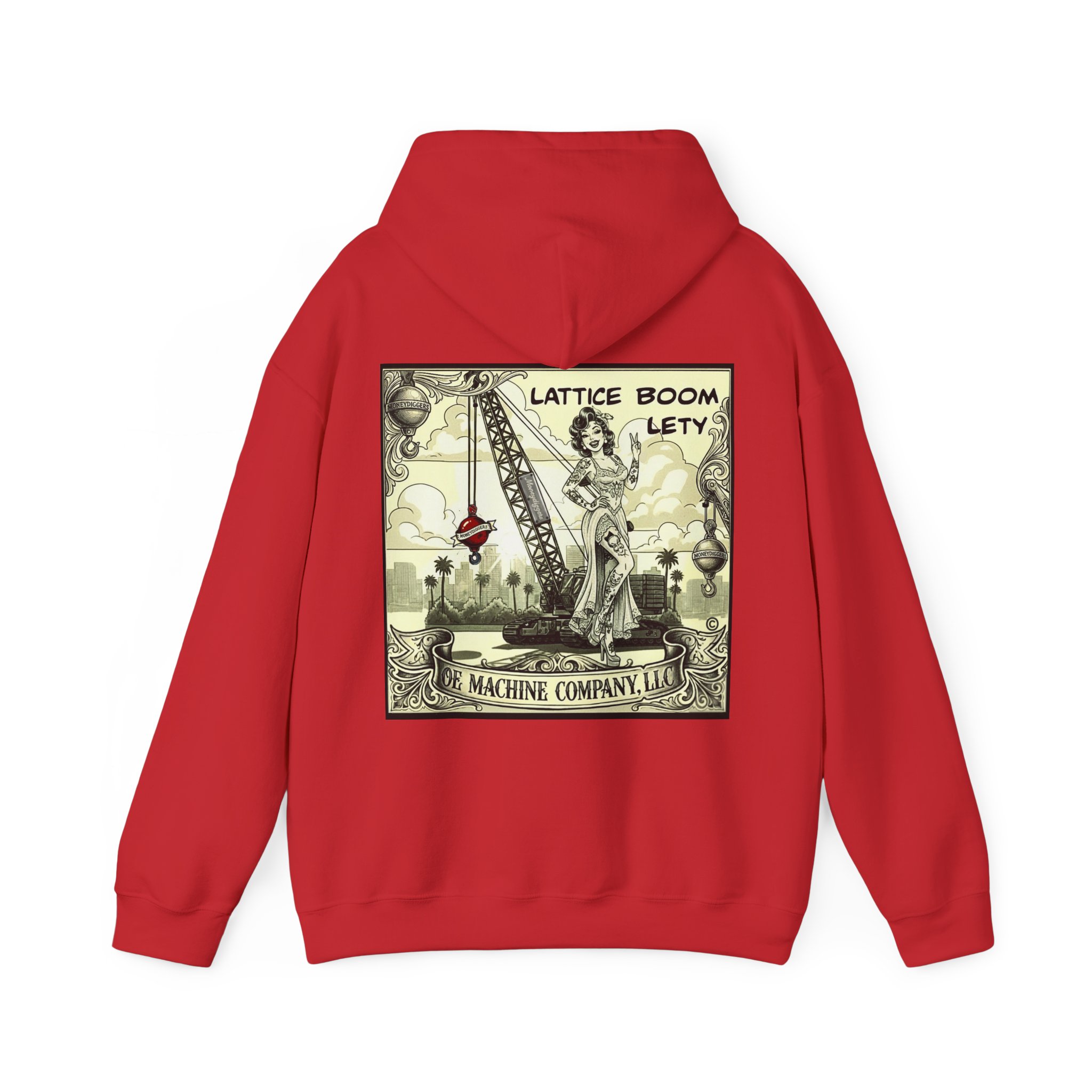 Lattice Boom Lety, OE Machine Co. Hoodie - Image 50