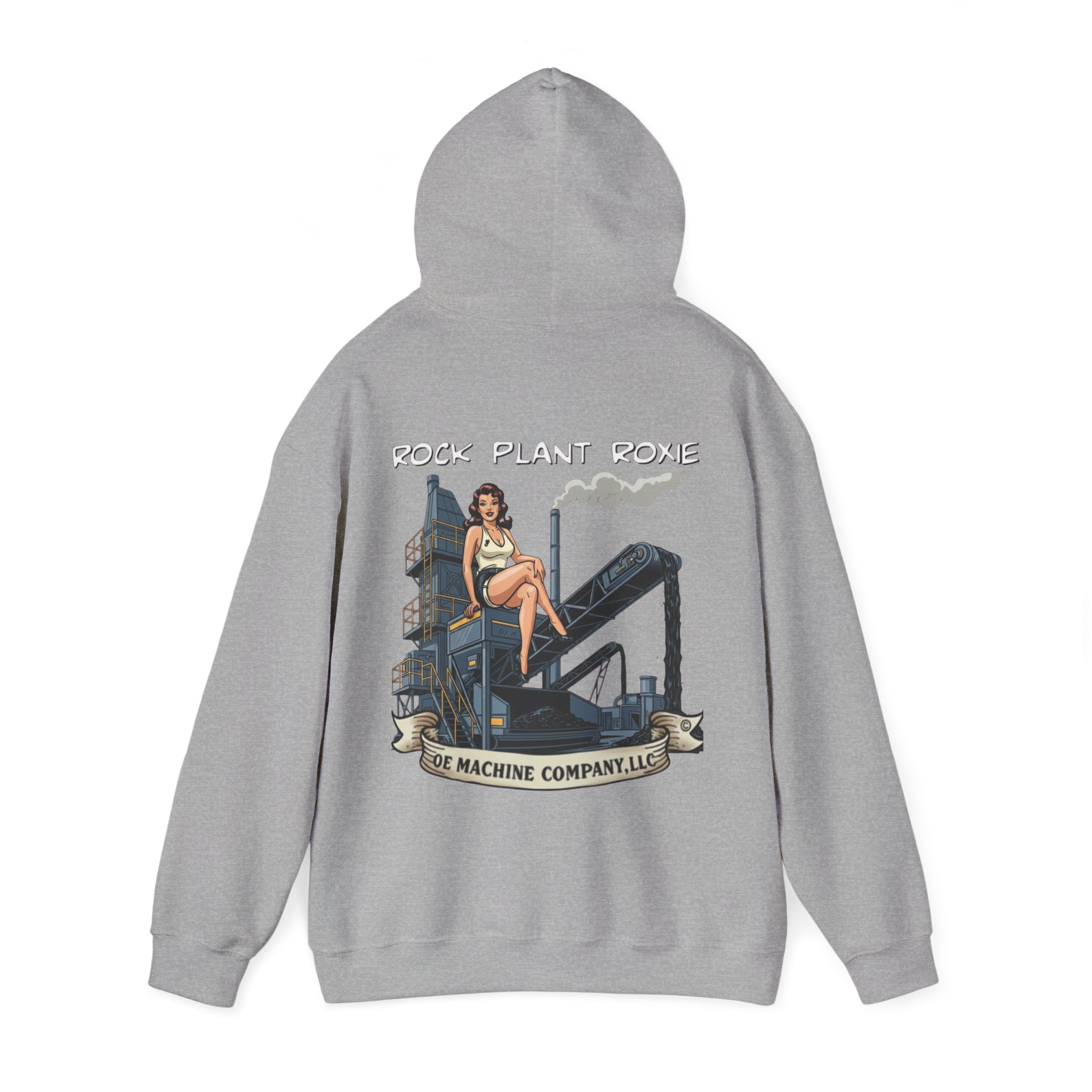 Rock Plant Roxie, OE Machine Co. Hoodie - Image 3