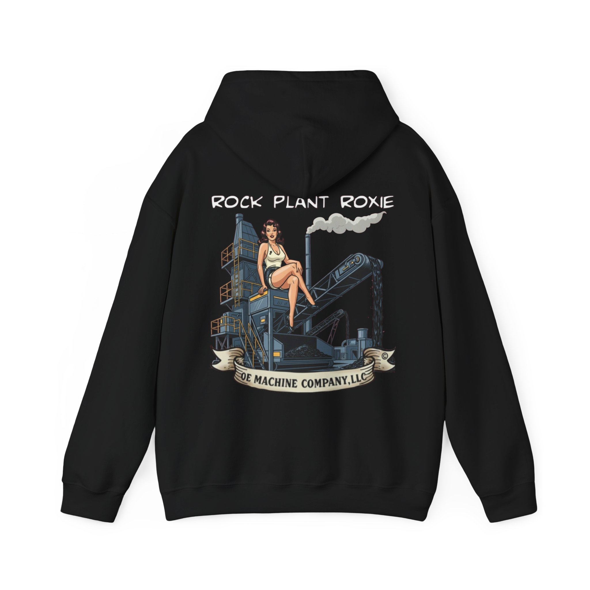 Rock Plant Roxie, OE Machine Co. Hoodie - Image 6