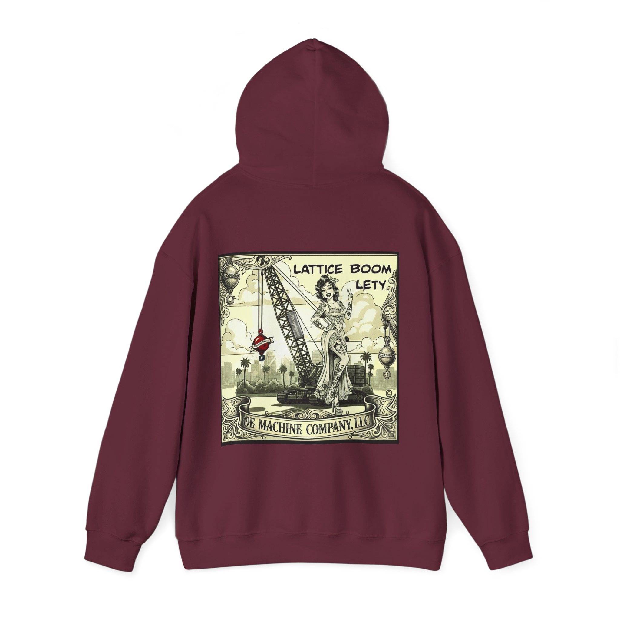 Lattice Boom Lety, OE Machine Co. Hoodie - Image 31