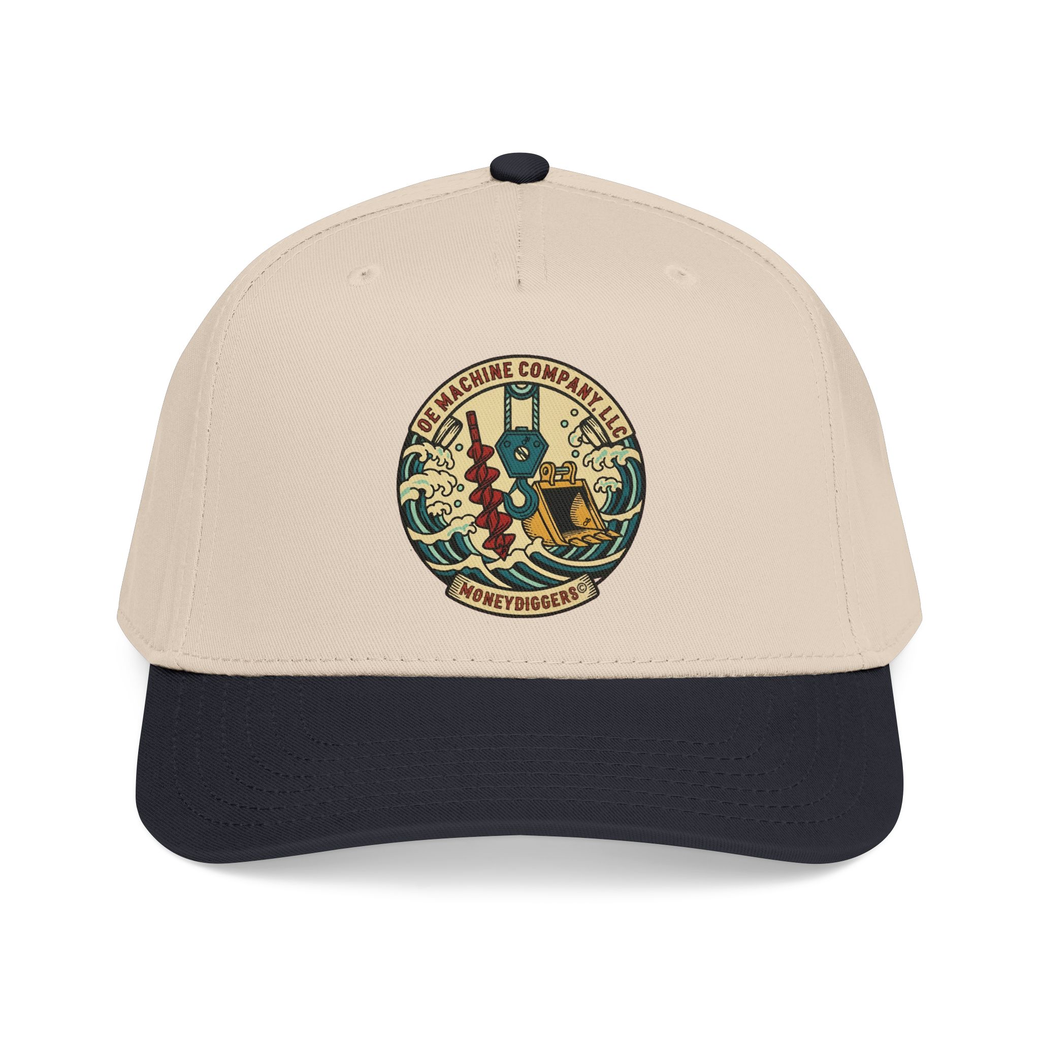 Moneydigger Badge, OE Machine Co. Brimmed Cap - Image 2