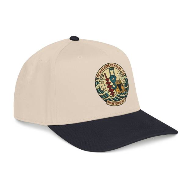 Moneydigger Badge, OE Machine Co. Brimmed Cap