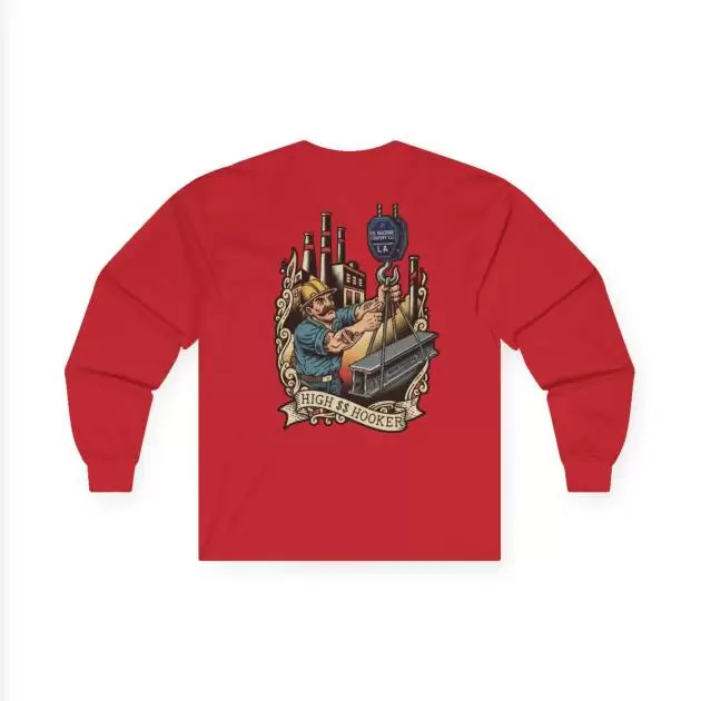 High $$ Hooker, OE Machine Co LLC Long Sleeve Tee