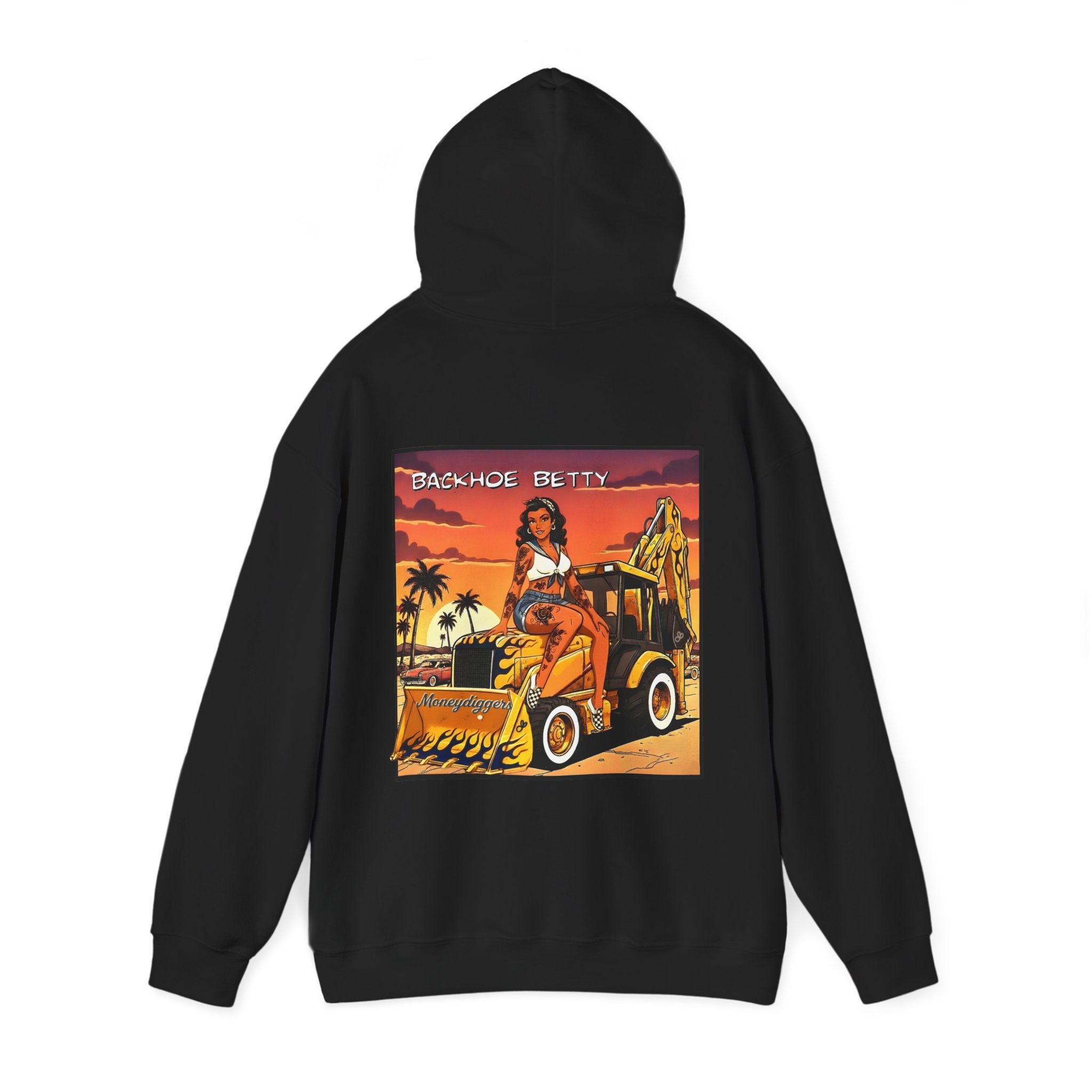 Backhoe Betty, OE Machine Co. LLC Hoodie - Image 7
