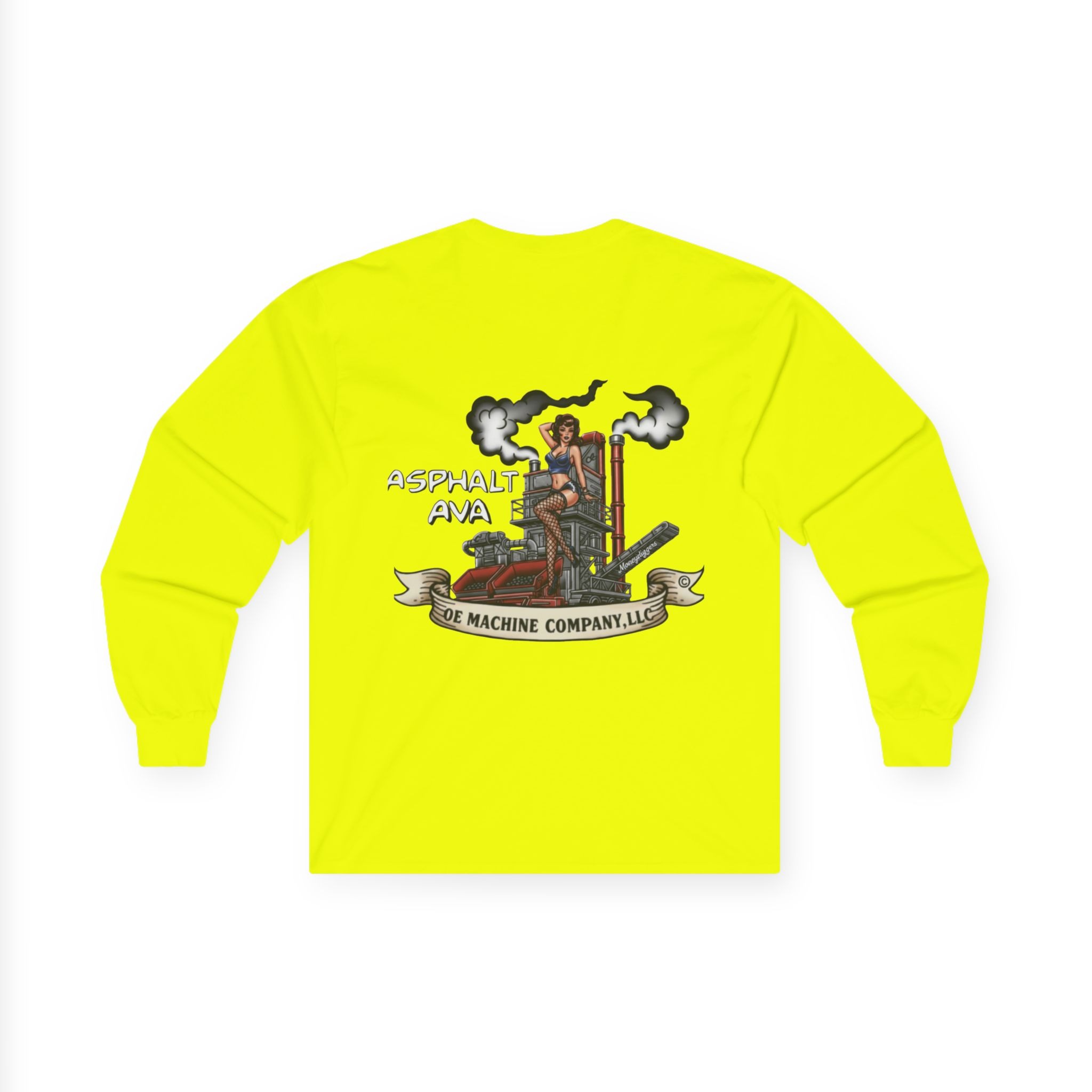 Asphalt Ava, OE Machine Co. LLC Long Sleeve Tee - Image 8