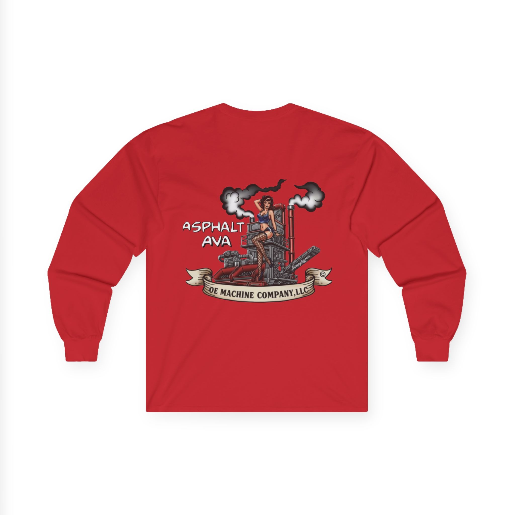 Asphalt Ava, OE Machine Co. LLC Long Sleeve Tee - Image 14
