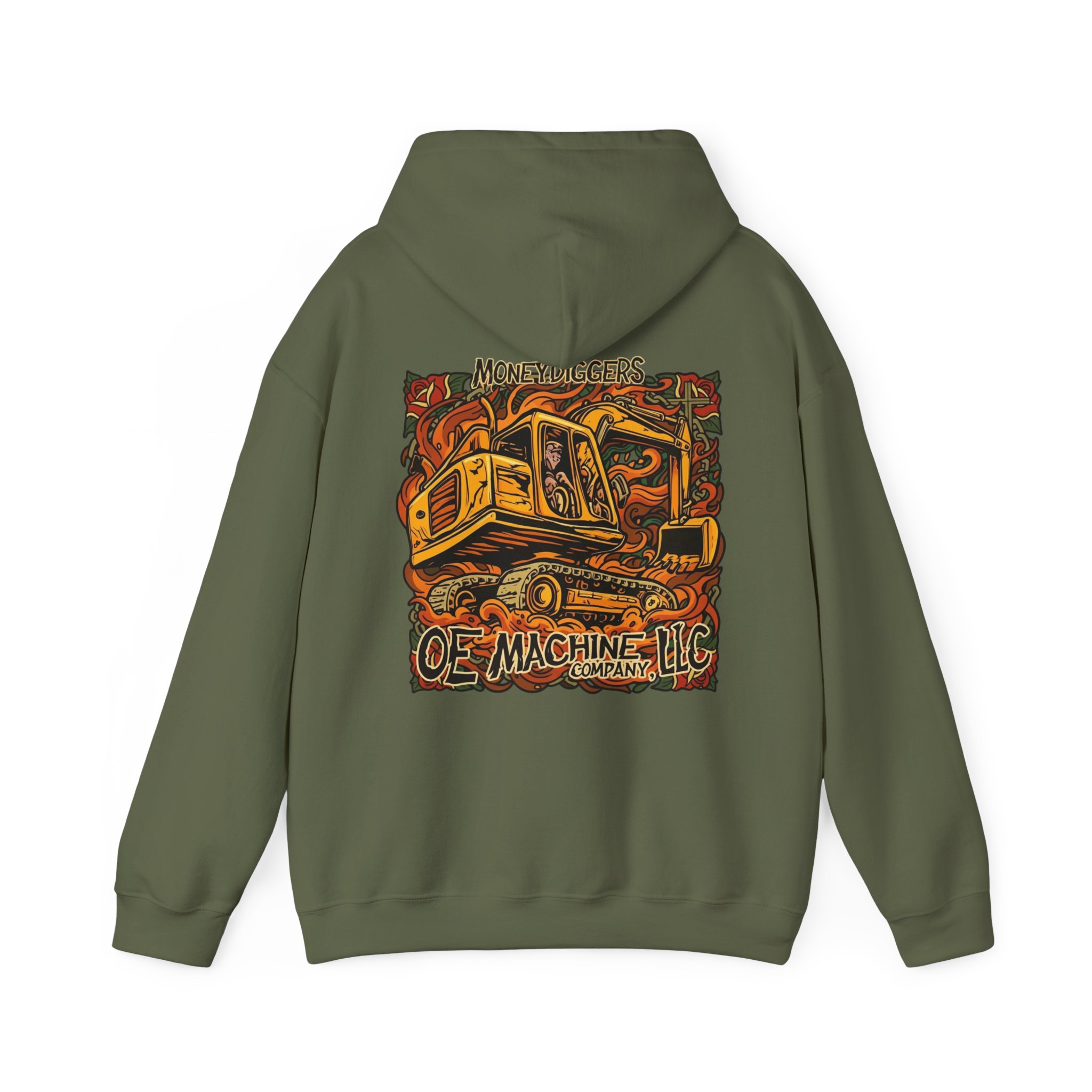 Mucking, OE Machine Co. Hoodie - Image 14