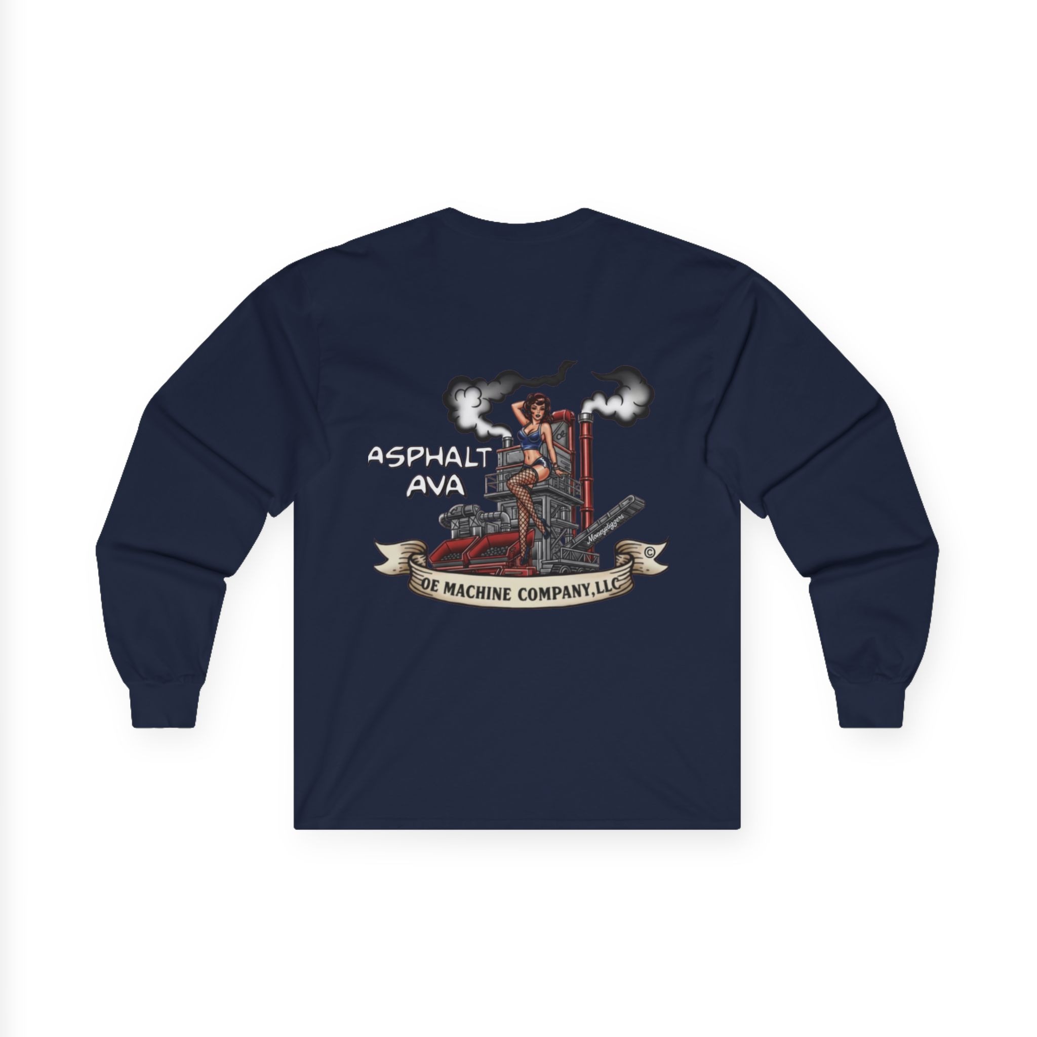 Asphalt Ava, OE Machine Co. LLC Long Sleeve Tee - Image 20