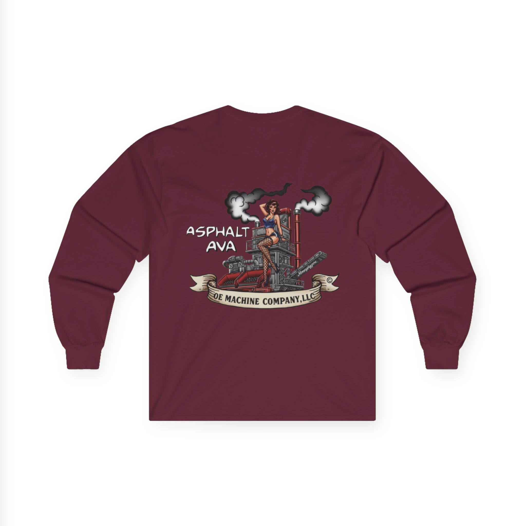 Asphalt Ava, OE Machine Co. LLC Long Sleeve Tee