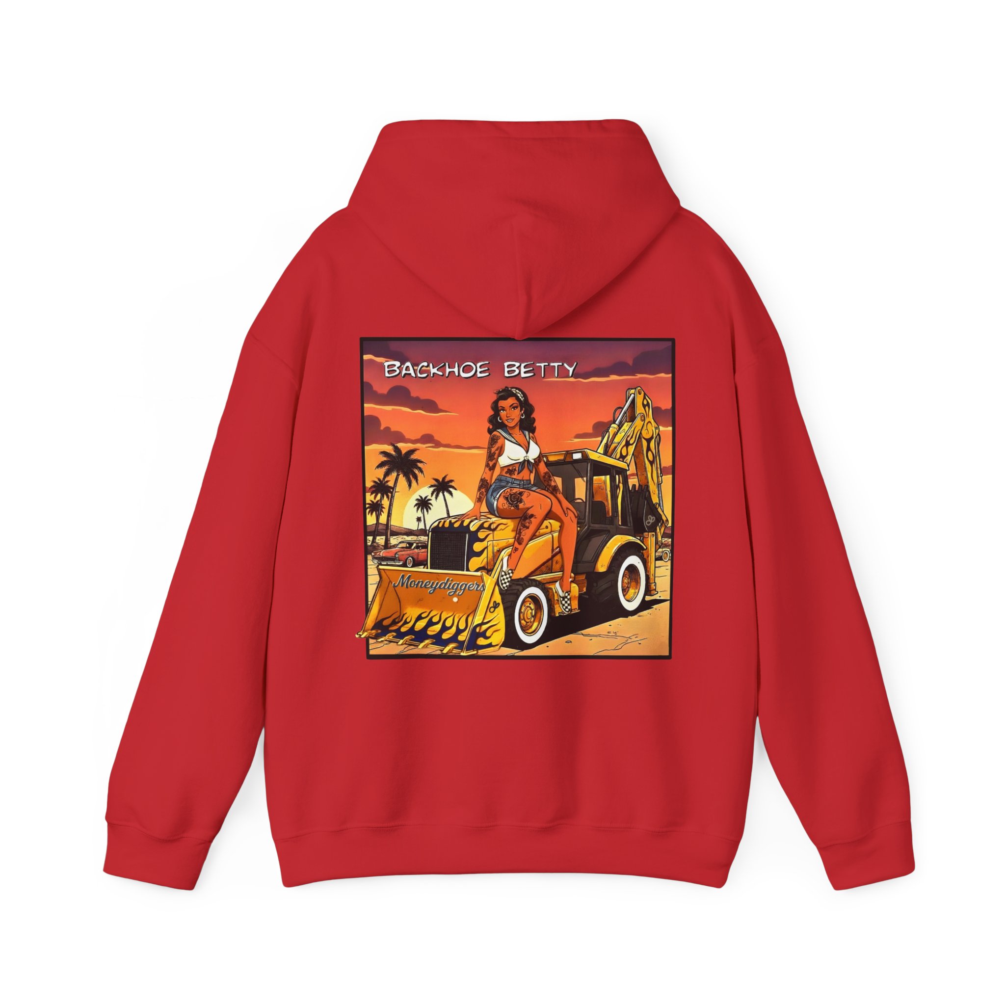 Backhoe Betty, OE Machine Co. LLC Hoodie - Image 3