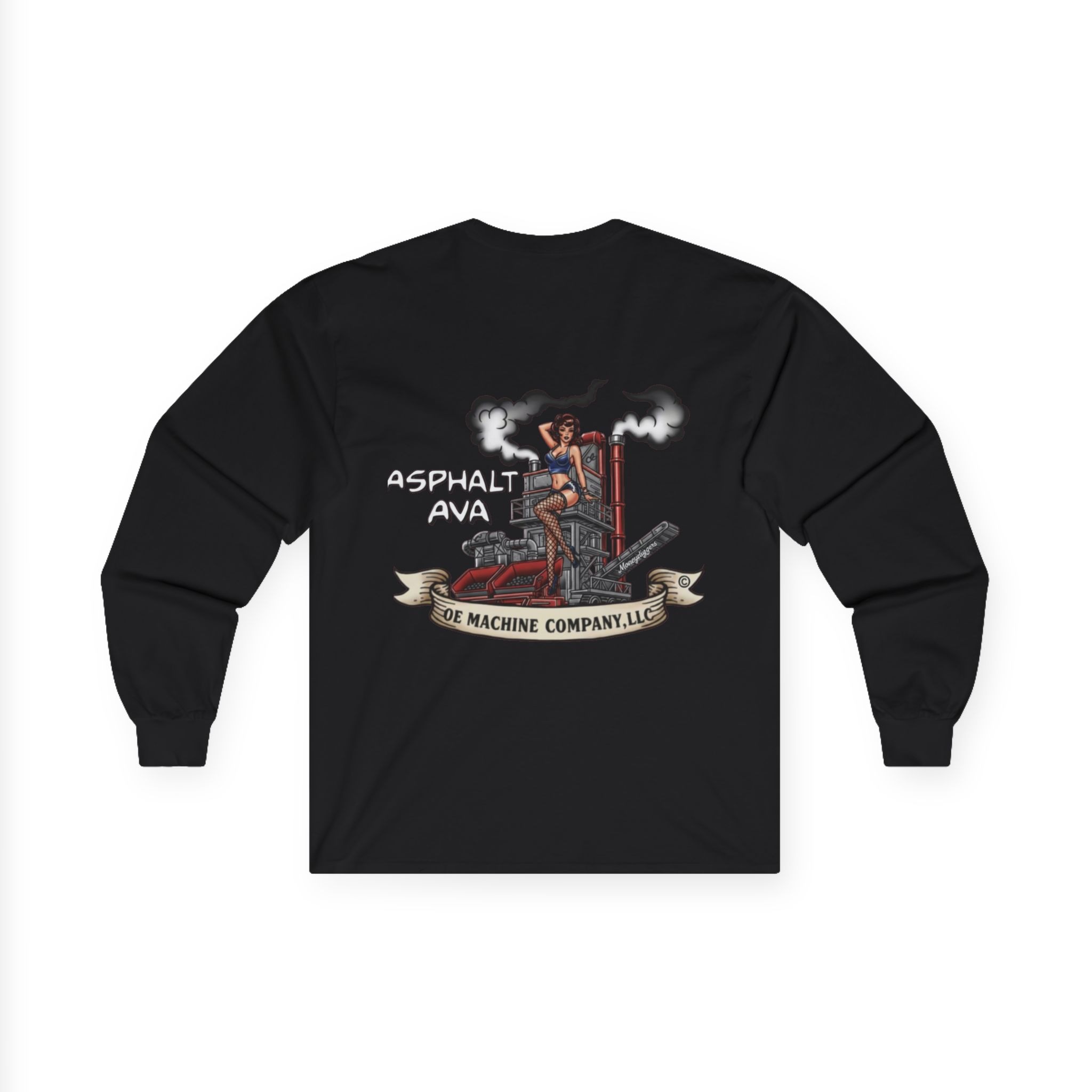 Asphalt Ava, OE Machine Co. LLC Long Sleeve Tee - Image 17