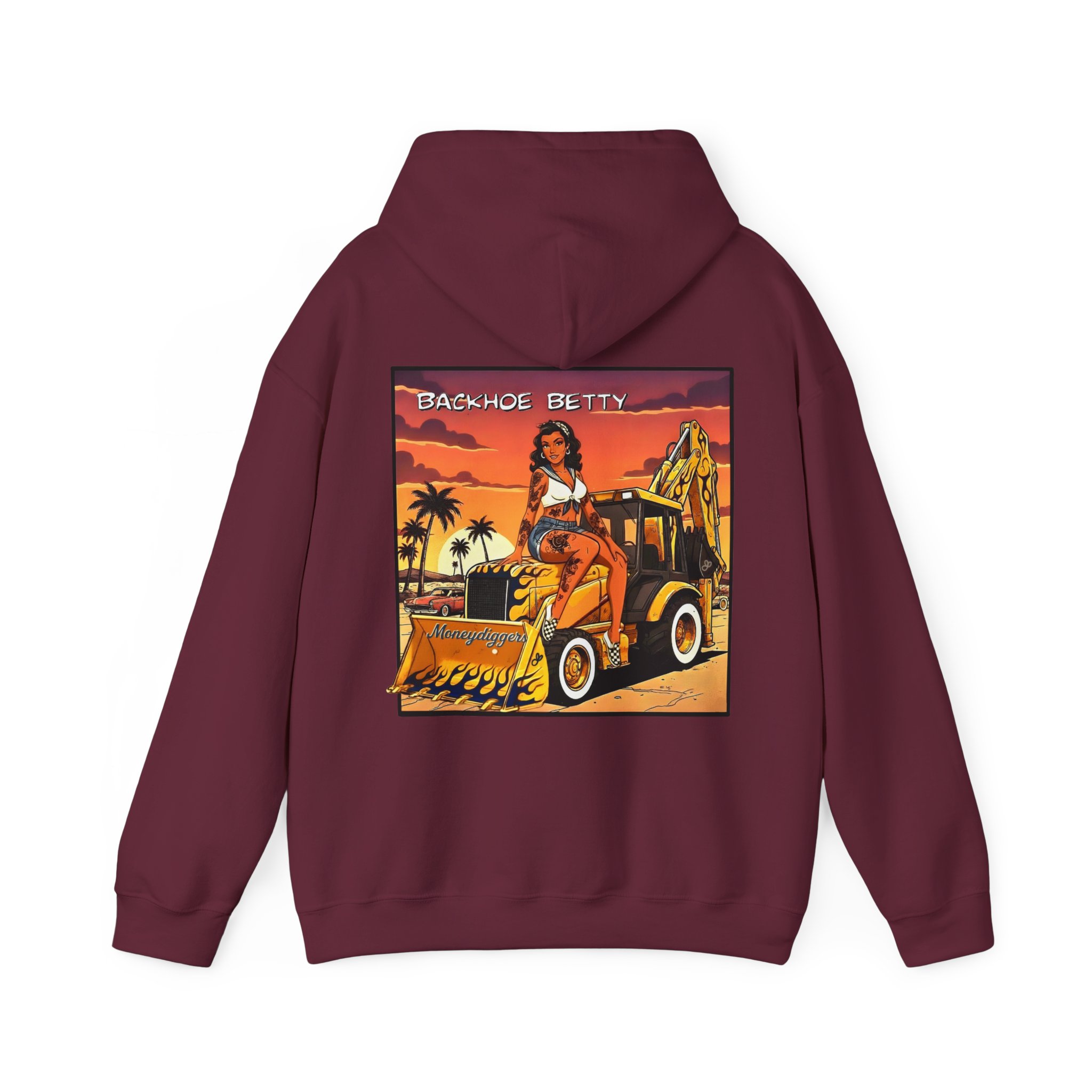 Backhoe Betty, OE Machine Co. LLC Hoodie - Image 10