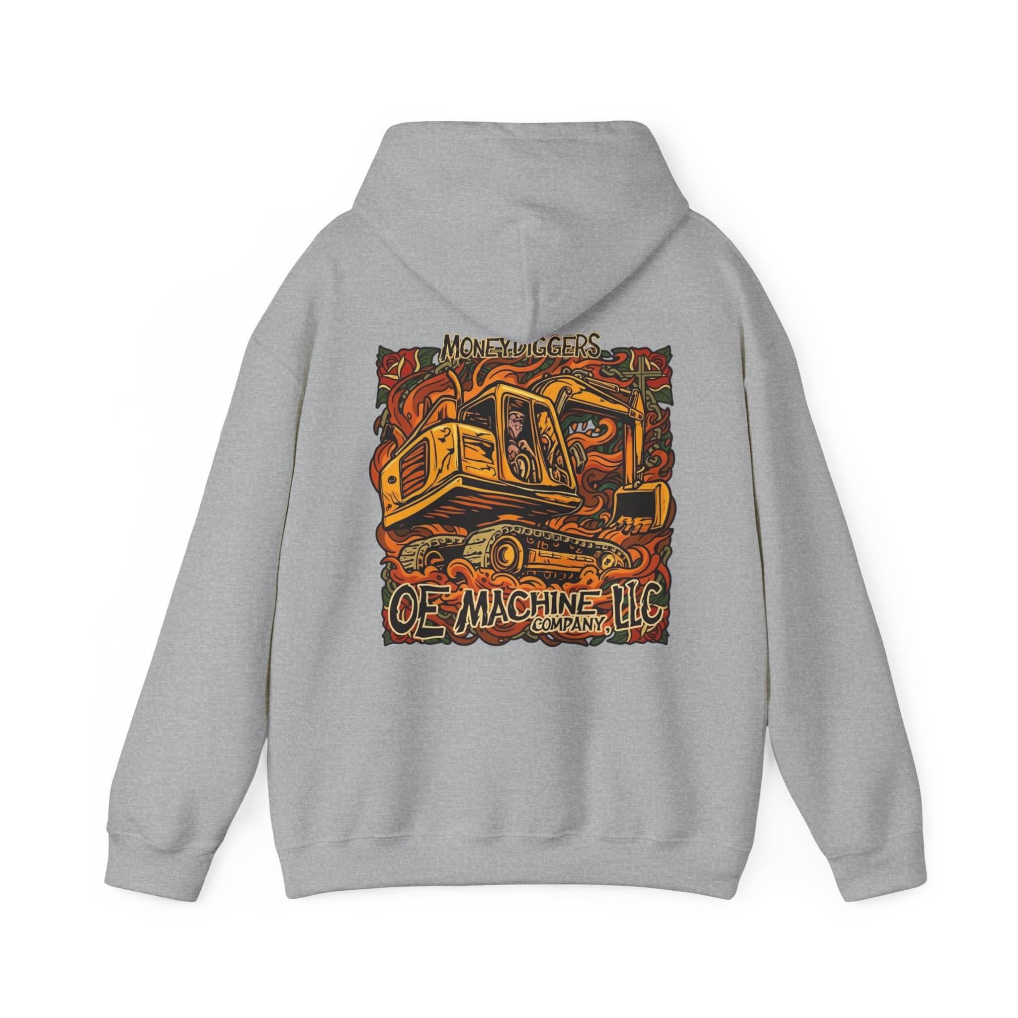 Mucking, OE Machine Co. Hoodie - Image 10