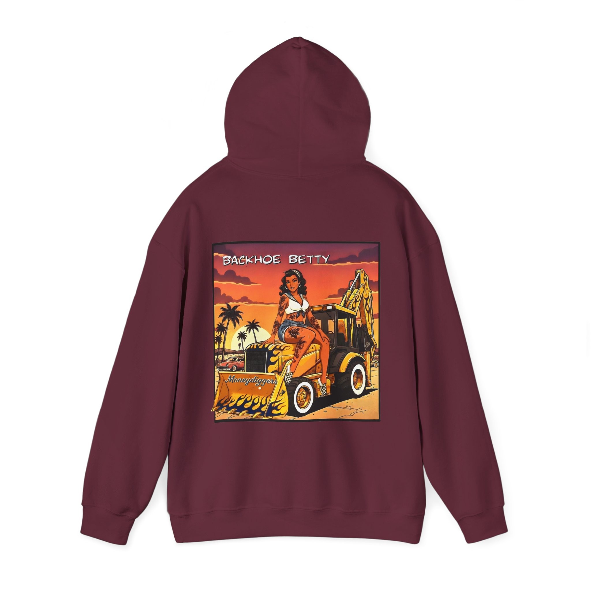 Backhoe Betty, OE Machine Co. LLC Hoodie - Image 11