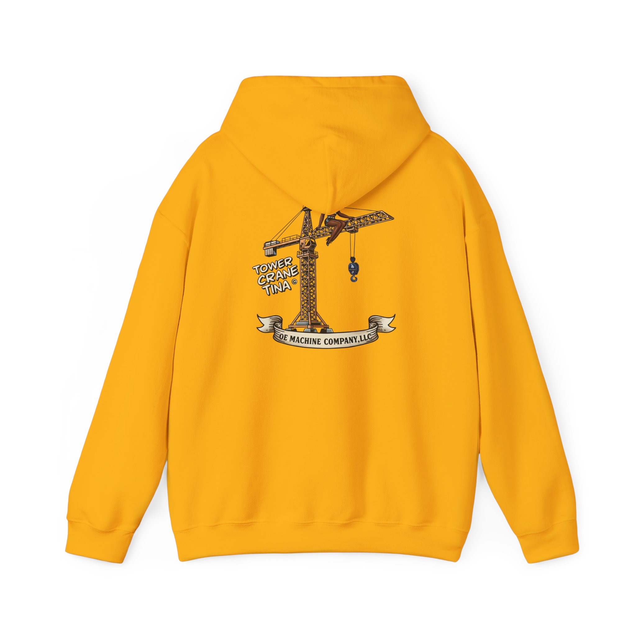 Tower Crane Tina, OE Machine Co. LLC Hoodie - Image 14