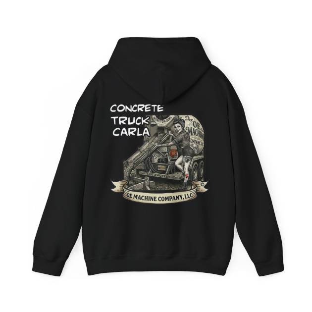 Concrete Truck Carla, OE Machine Co. Hoodie