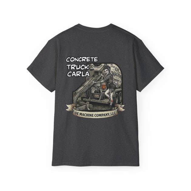 Concrete Truck Carla, OE Machine Co. Short Sleeve Tee