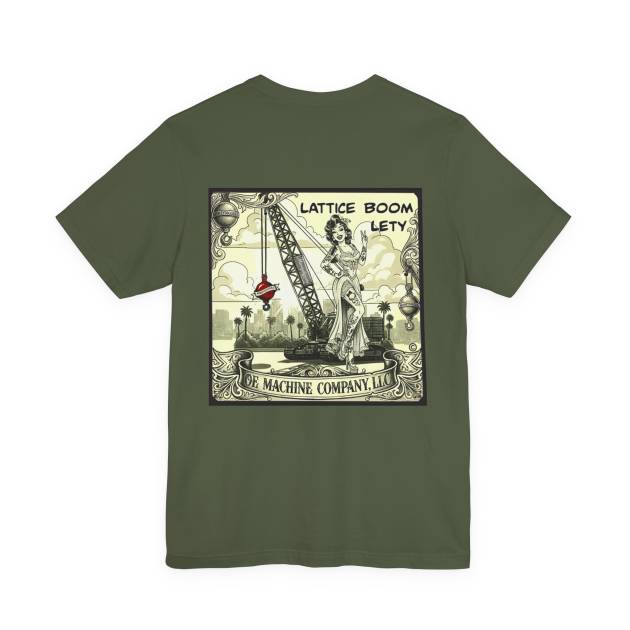 Lattice Boom Lety, OE Machine Co. Short Sleeve Tee