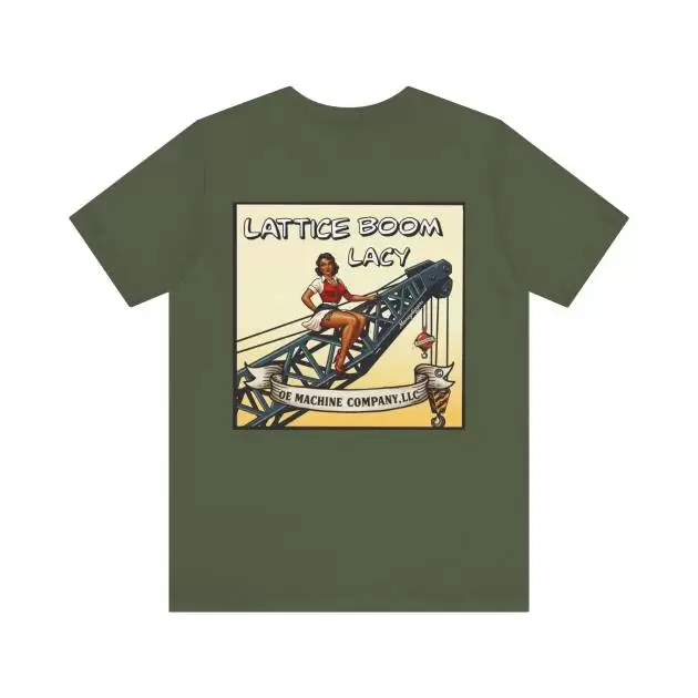Lattice Boom Lacy, OE Machine Co. Short Sleeve Tee