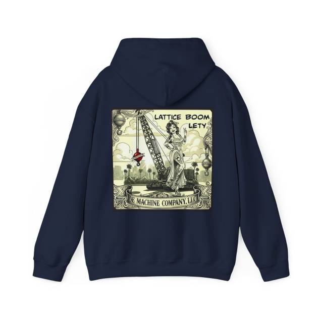 Lattice Boom Lety, OE Machine Co. Hoodie